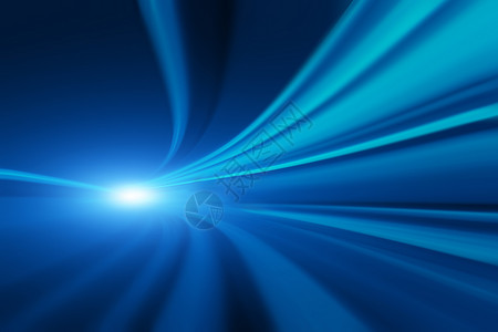 蓝色光电光束空间设计图片