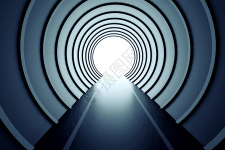 太空间隧道空间场景设计图片