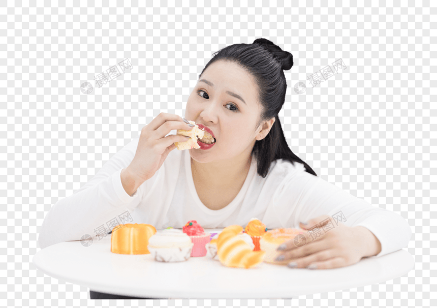 吃甜食肥胖图片