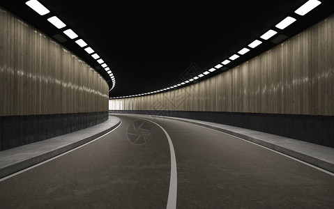 车室内隧道空间场景设计图片