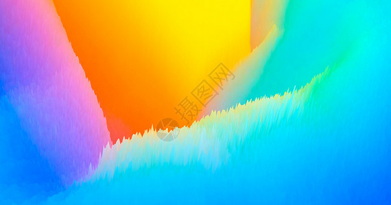 高加索山脊梦幻彩色背景设计图片