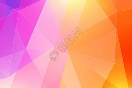 彩色三角形拼接几何色块设计图片
