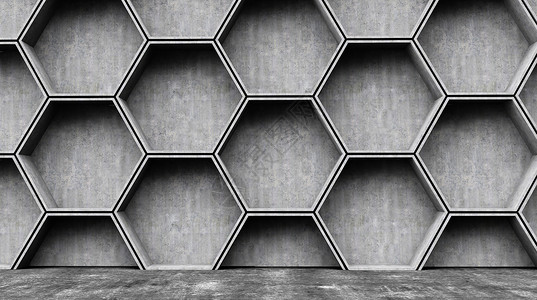 蜂巢图案工业建筑空间设计图片