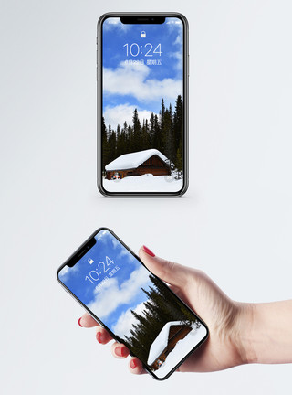 加拿大蒙特利尔加拿大班夫国家公园手机壁纸模板