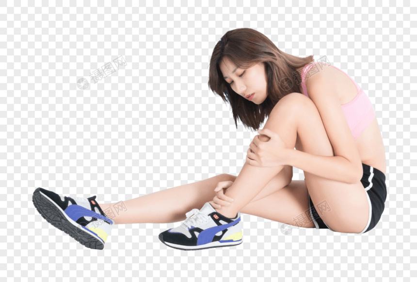 女性病患小腿骨折图片