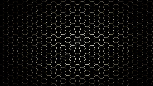 六边形网格抽象黑色空间设计图片
