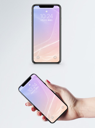 渐变元素抽象渐变背景手机壁纸模板