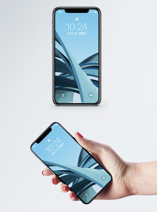 空间白底素材创意建筑空间手机壁纸模板
