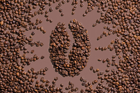 咖啡提神咖啡豆设计图片