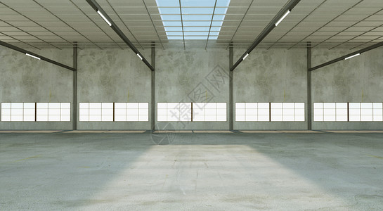 混凝土素材工厂空间建筑设计图片