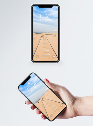 内蒙古响沙湾沙漠风光手机壁纸模板