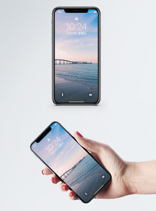 大海背景图珠海海边手机壁纸模板