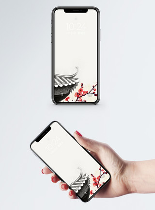 中国风banner中国风水墨背景手机壁纸模板