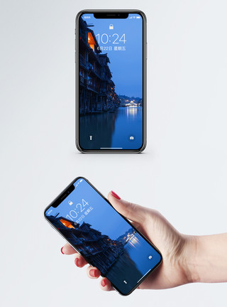 献计古镇建筑湘西凤凰手机壁纸模板