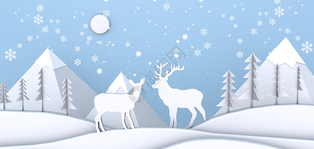冬季圣诞背景背景图片