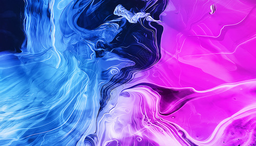 喷溅液体抽象彩色背景设计图片
