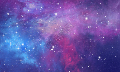 太空星河梦幻星空背景设计图片