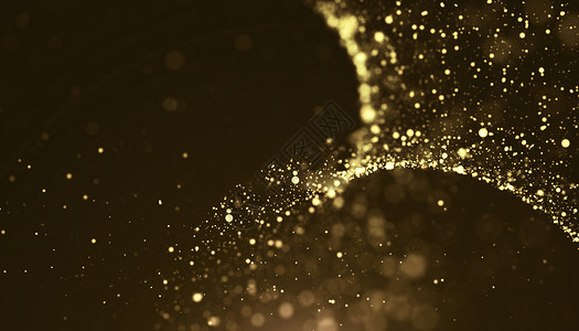 金色灿烂星光散焦光效背景设计图片