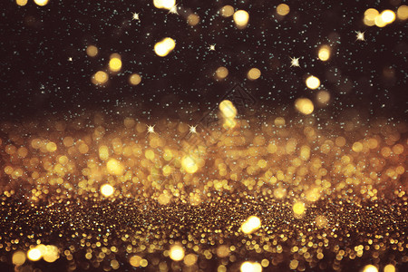 金色星光光斑粒子散焦光效粒子设计图片