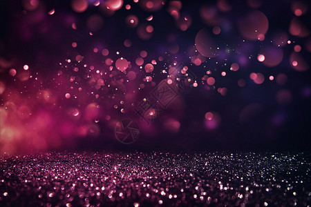 紫色粒子光效光效散焦背景设计图片