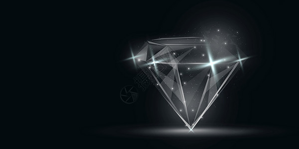 钻石匠人抽象钻石场景设计图片