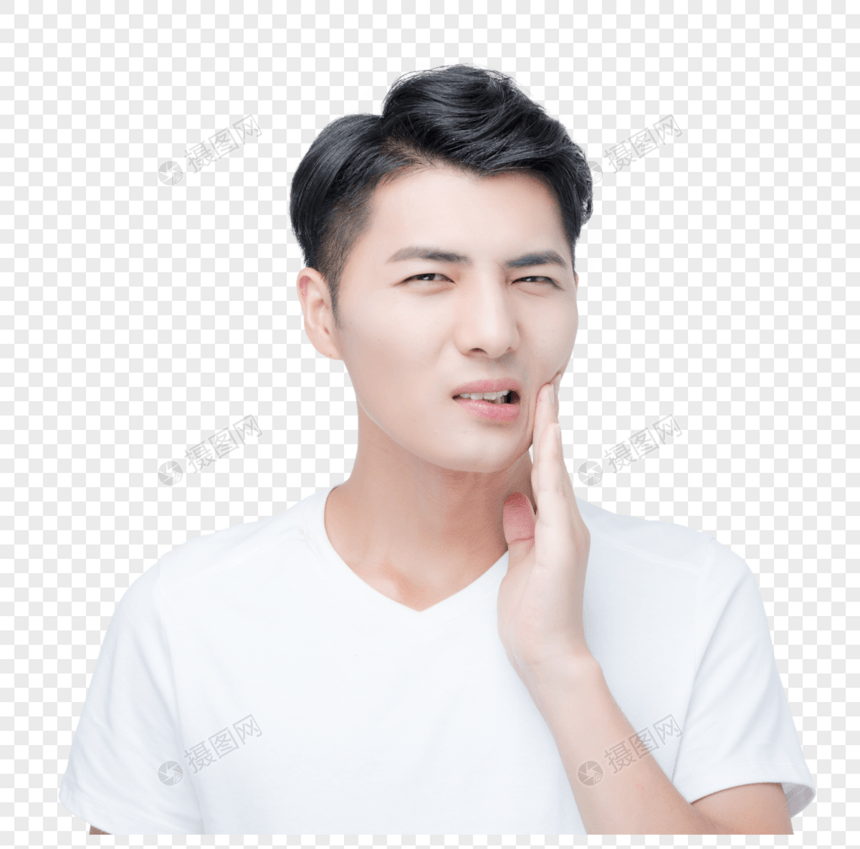 男性牙疼图片