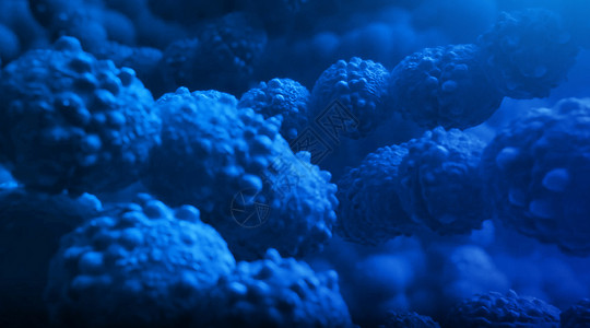 海洋细菌细胞背景设计图片