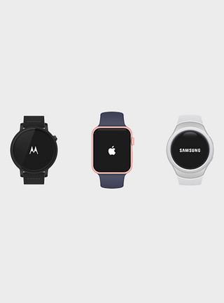 苹果手表充电画面电子手表展示样机模板