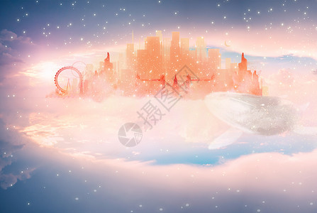 猫的天空之城梦幻城市设计图片