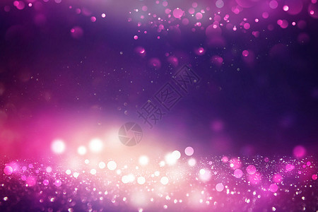 粉色发光星星光晕粒子设计图片