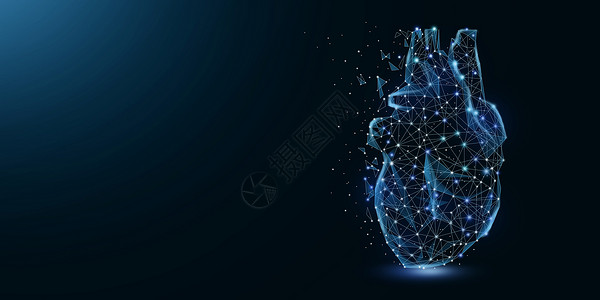 白瓷瓶元素心脏器官设计图片