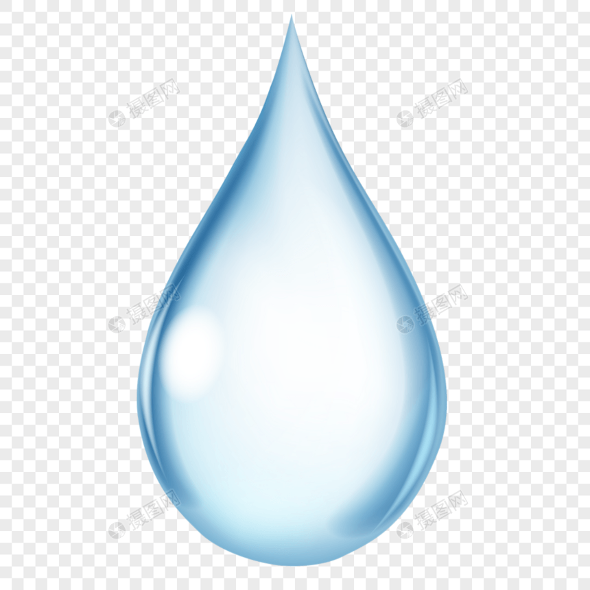 创意水滴透明素材图片