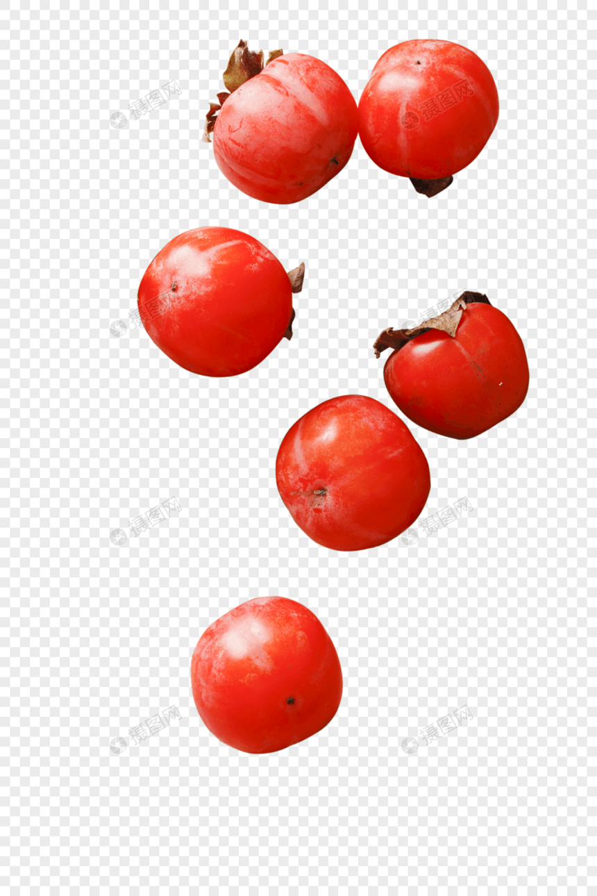 新鲜柿子图片