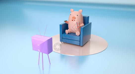 猪玩具快乐小猪设计图片