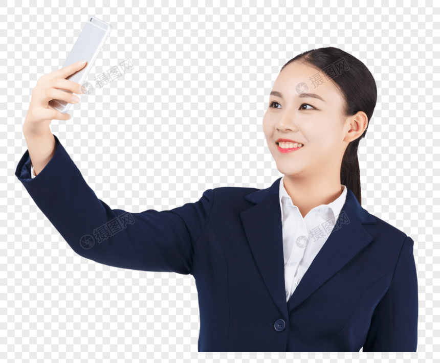 商务职业女性自拍形象图片