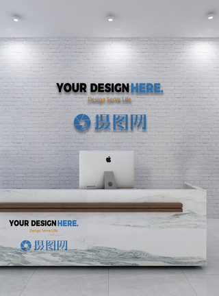 背景素材图片前台LOGO贴图样机模板