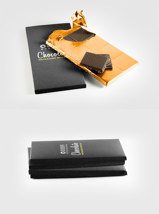 包装生活巧克力包装设计展示模板