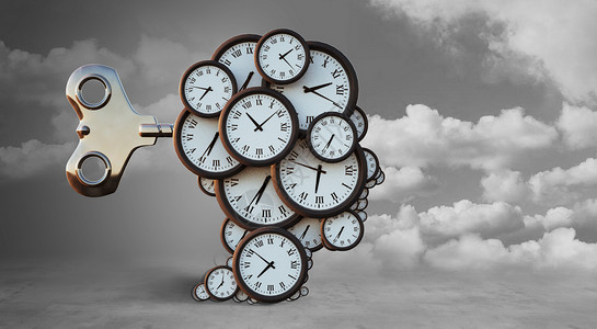 思维云创意时钟设计图片