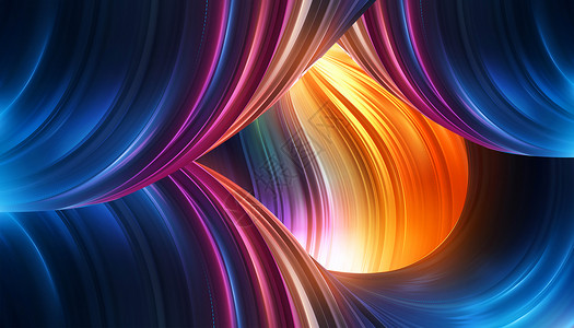 彩色螺旋形元素彩色抽象背景设计图片