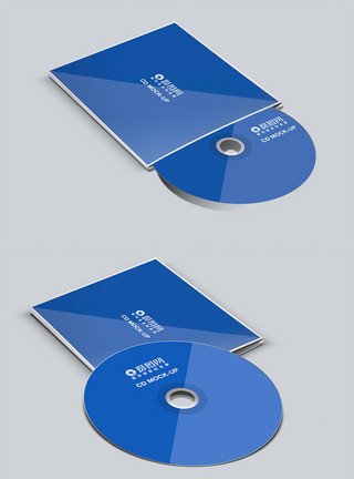光碟设计CD包装设计展示样机模板
