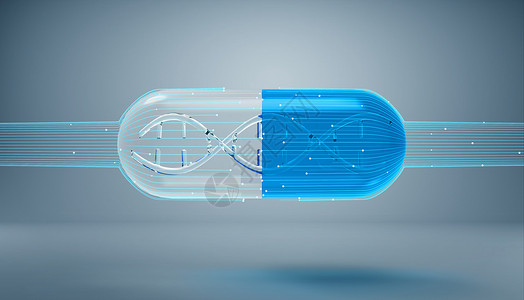 3d基因医疗胶囊设计图片