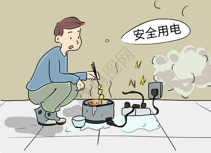 用电安全消防安全高清图片