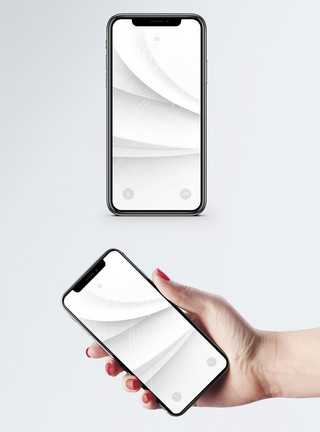 白色曲线背景白色背景手机壁纸模板