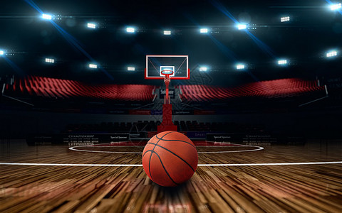 国际篮球日运动背景夫球场高清图片