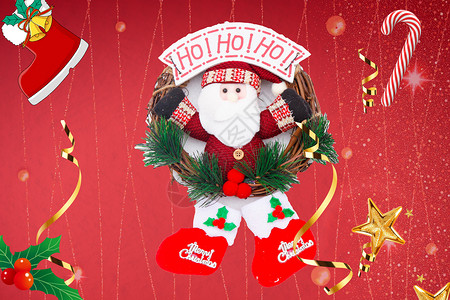 圣诞节彩球装饰圣诞节设计图片