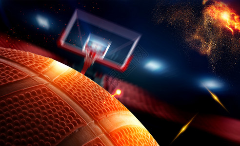 篮球投入篮筐国际篮球日设计图片