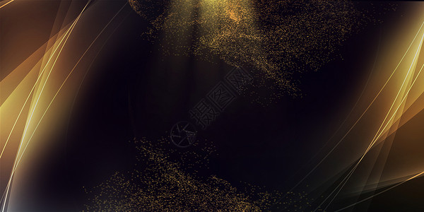 金色风树素材2019黑金企业风设计图片