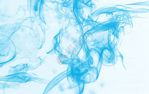 梦幻晕染蓝色浮动的烟雾设计图片