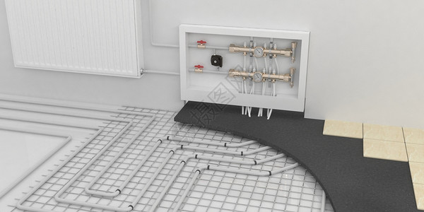 热水管道地暖设计图片