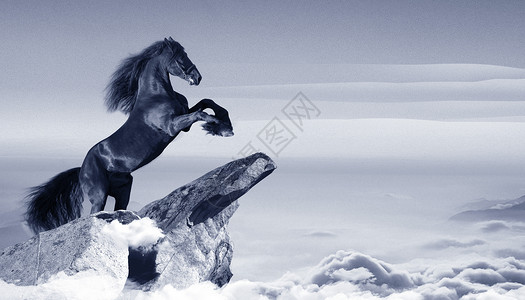 唐僧骑马企业文化设计图片